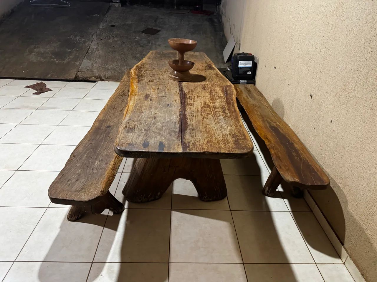 Mesa madeira maciça 3 metros - Foto 2
