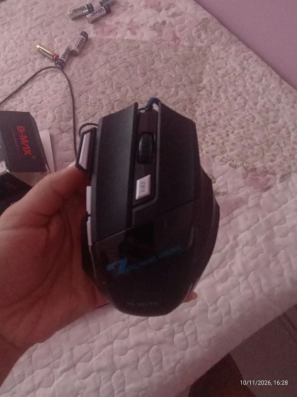 Kit teclado e mouse mancer, preto, com fio  - Foto 3
