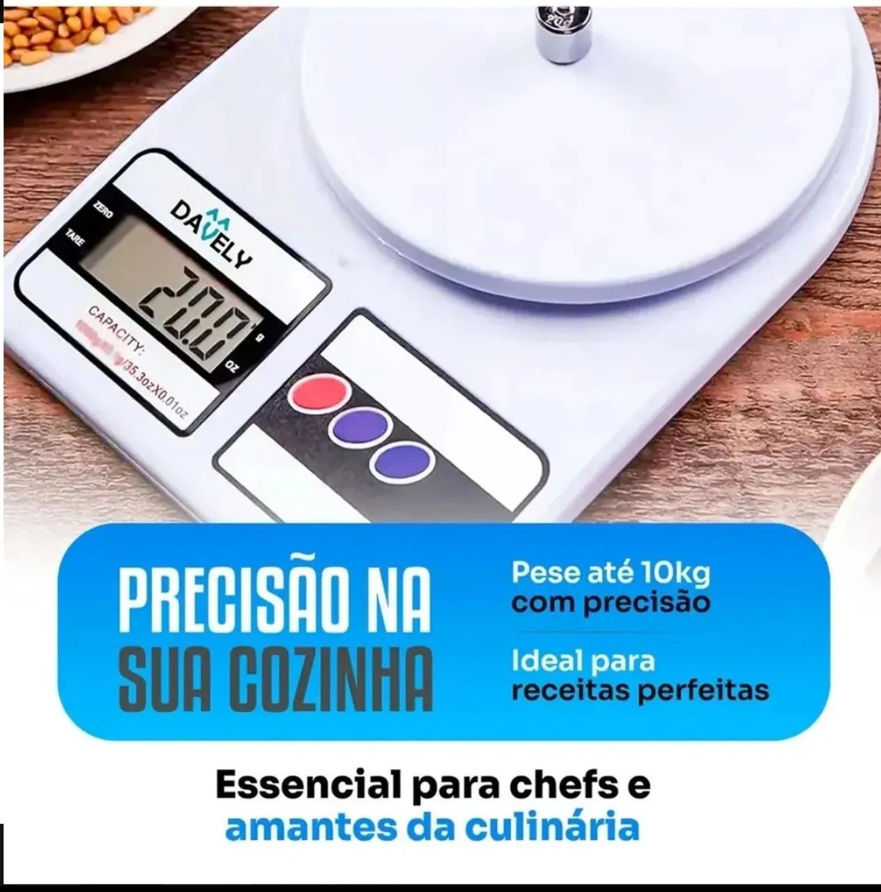 Balança digital (até 10kg) - Foto 2