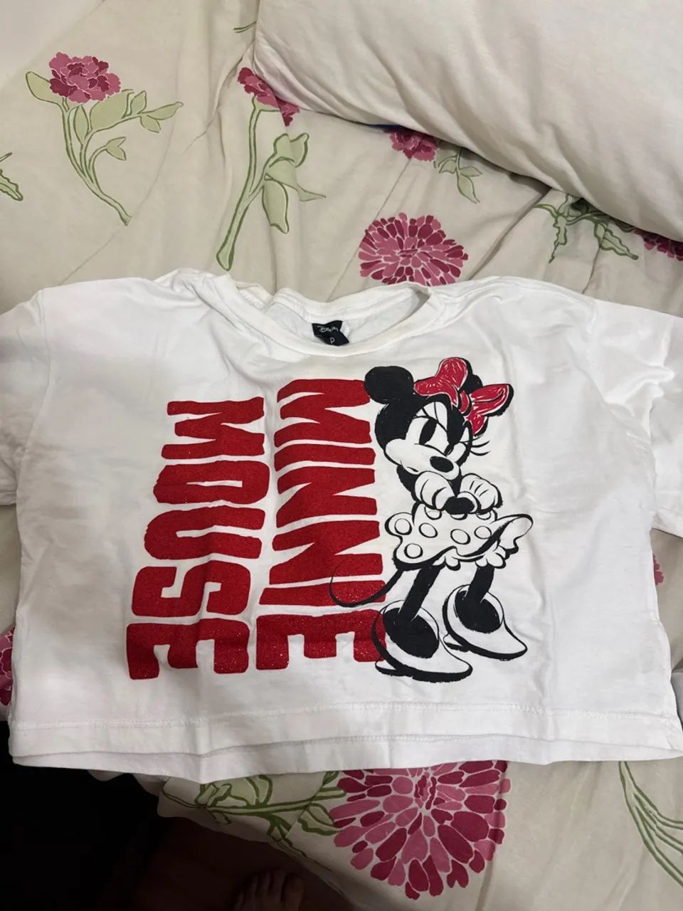 Blusinha Cropped Minnie 