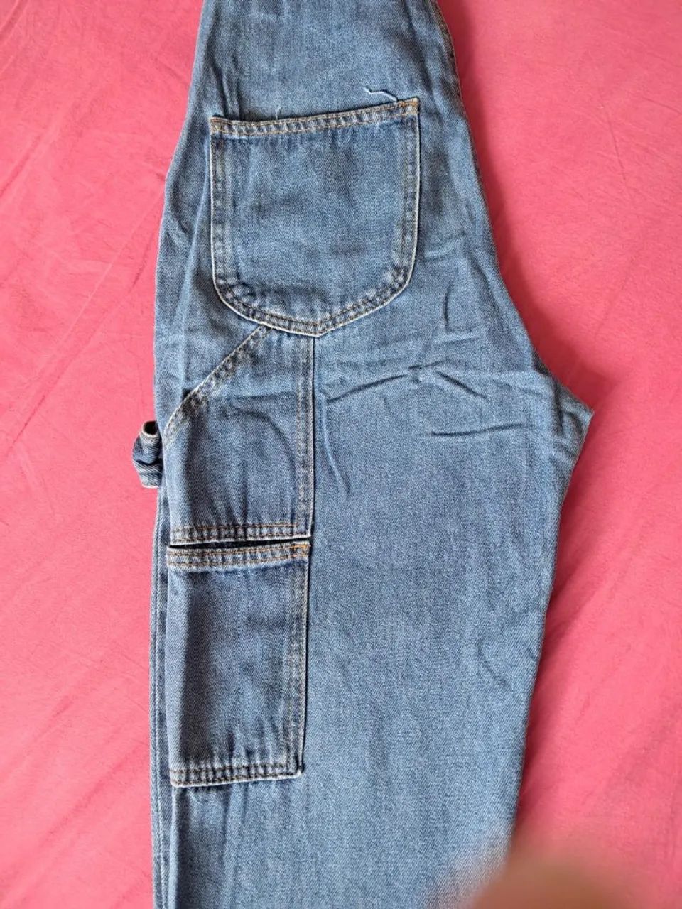 Jardineira jeans 36 - Foto 3