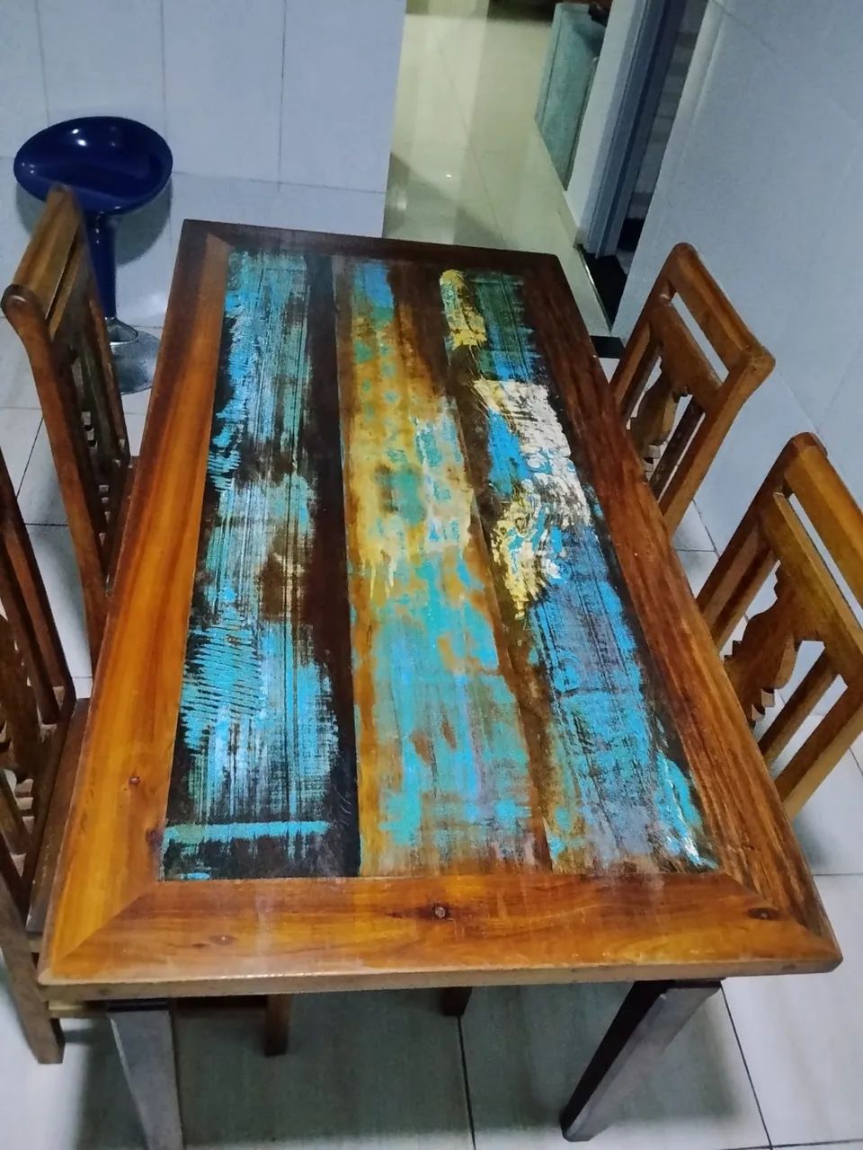 Mesa madeira demolição 