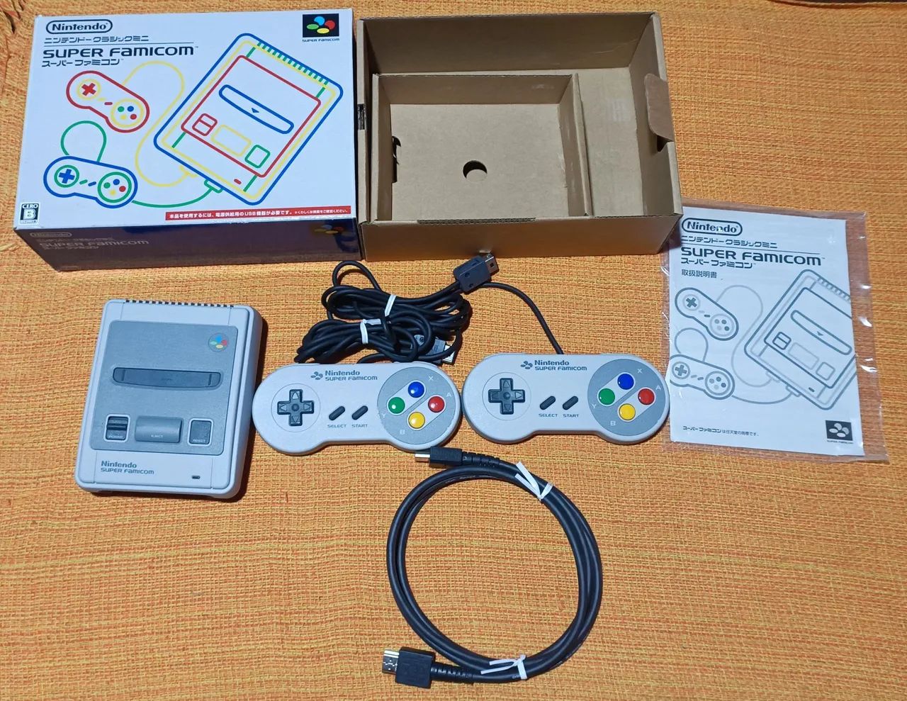 CONSOLE SNES MINI CLASSIC JAPONÊS (COM DETALHES)