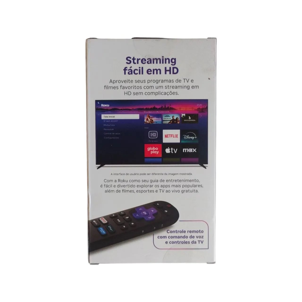 Roku Streaming Stick HD com Controle de Voz - Transforme sua TV em Smart! - Foto 3