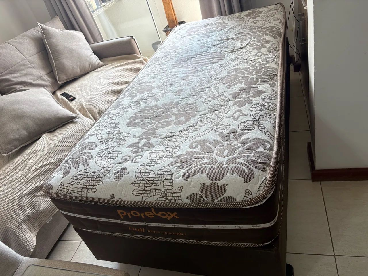 CAMA BOX SOLTEIRO BALI PRORELAX (Molas ensacadas + espuma D-33)  - Foto 3