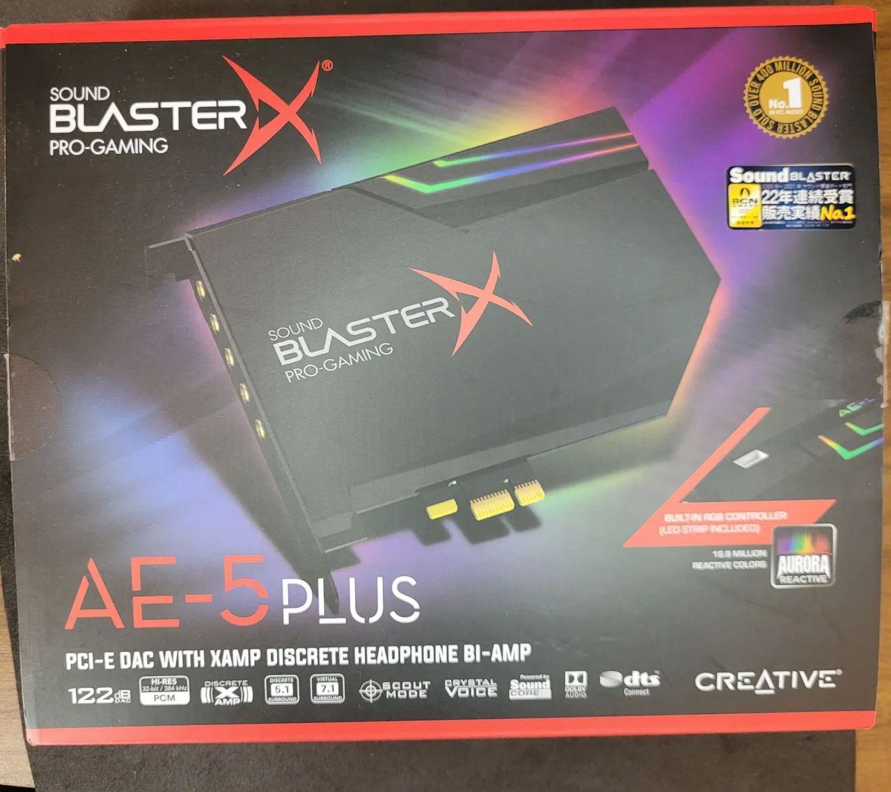 Sound BlasterX pro Gaming Ae-5 Plus - Peças de Hardware - São
