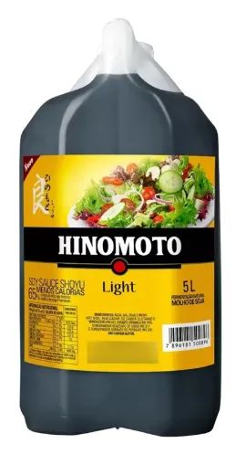 Molho shoyu Hinomoto light 5 litros