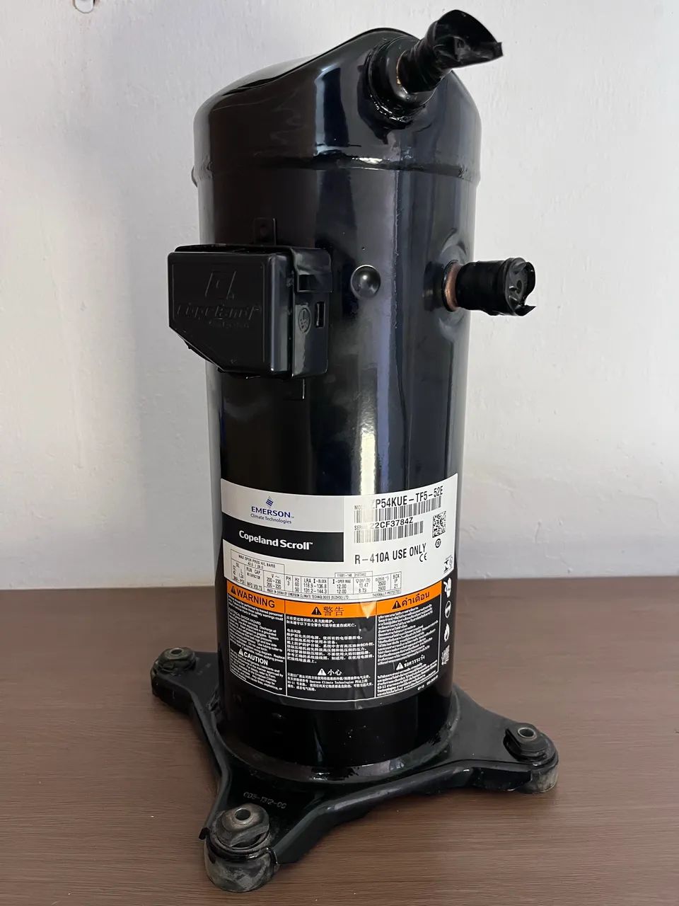 Compressor Copeland Scroll Emerson ZP54KUE-TF5-522 ? R-410A (NOVO, NUNCA USADO) - Foto 4