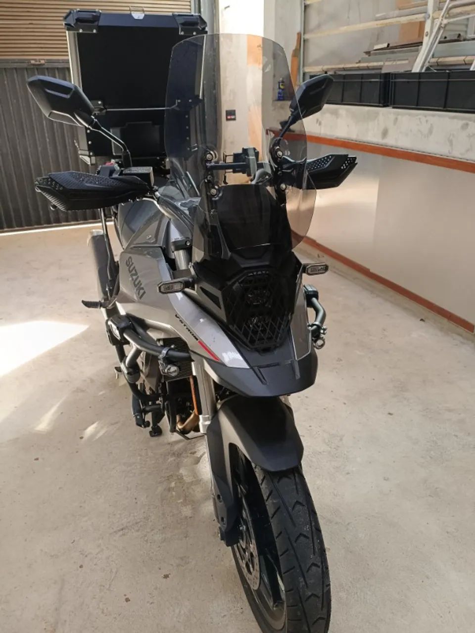 Bolha Alta 46cm Vstrom 800 Fumê. - Foto 4
