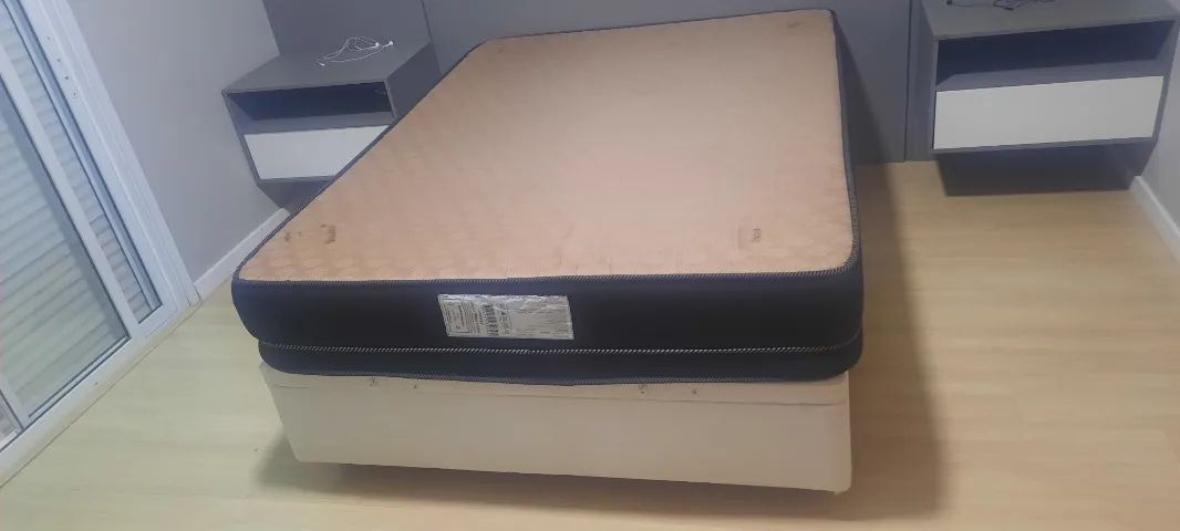 Cama box com colch ão casal - Foto 2