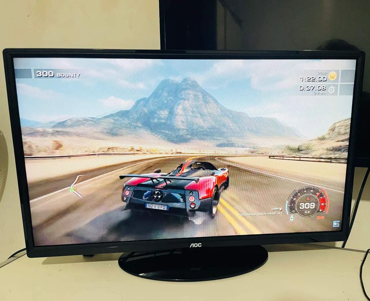 MONITOR AOC 24 LED SEMI NOVO ! - Foto 3