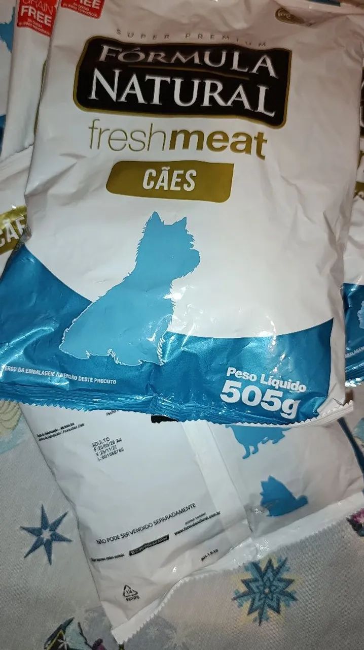Ração Fresh Meat Cães Adultos Mini pacote de 505g individuais - Foto 5