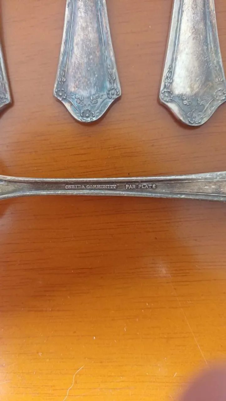Talheres antigos Oneida 1937 - Foto 4
