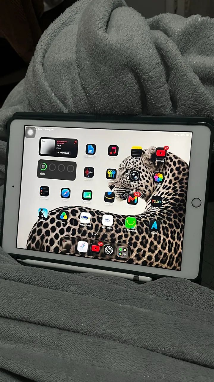 iPad 8 geração 128 Gb + apple pencil original  - Foto 4
