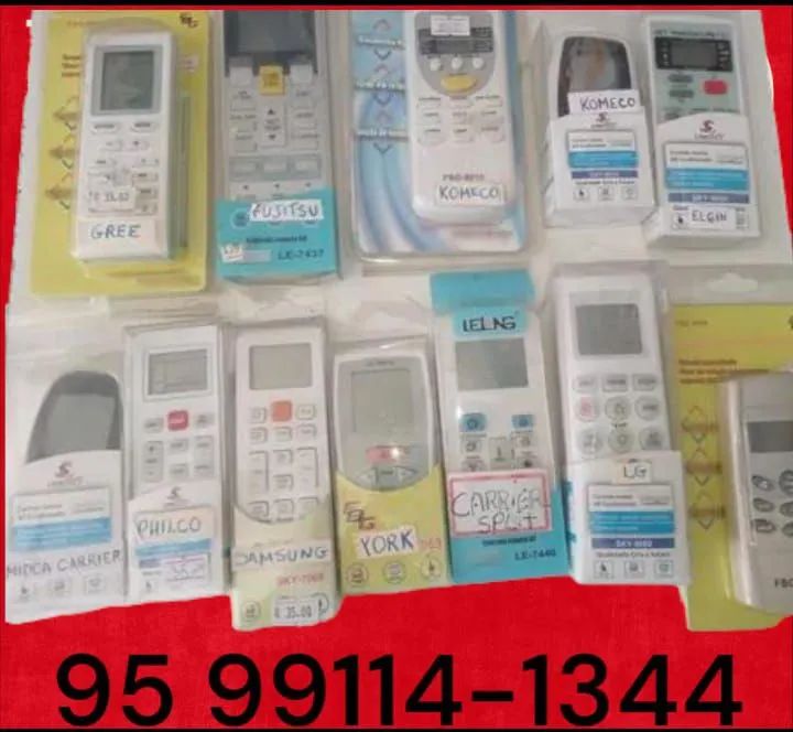 Controles para central de ar / Várias marcas 