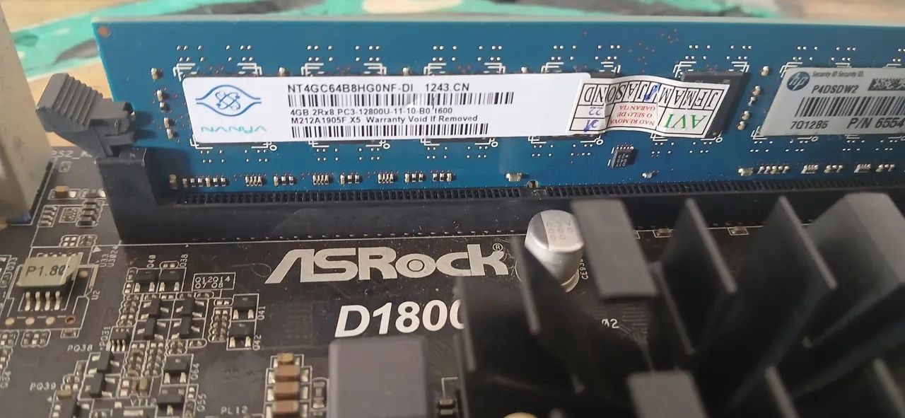 Kit Placa-Mãe+memória RAM Asrock  - Foto 2