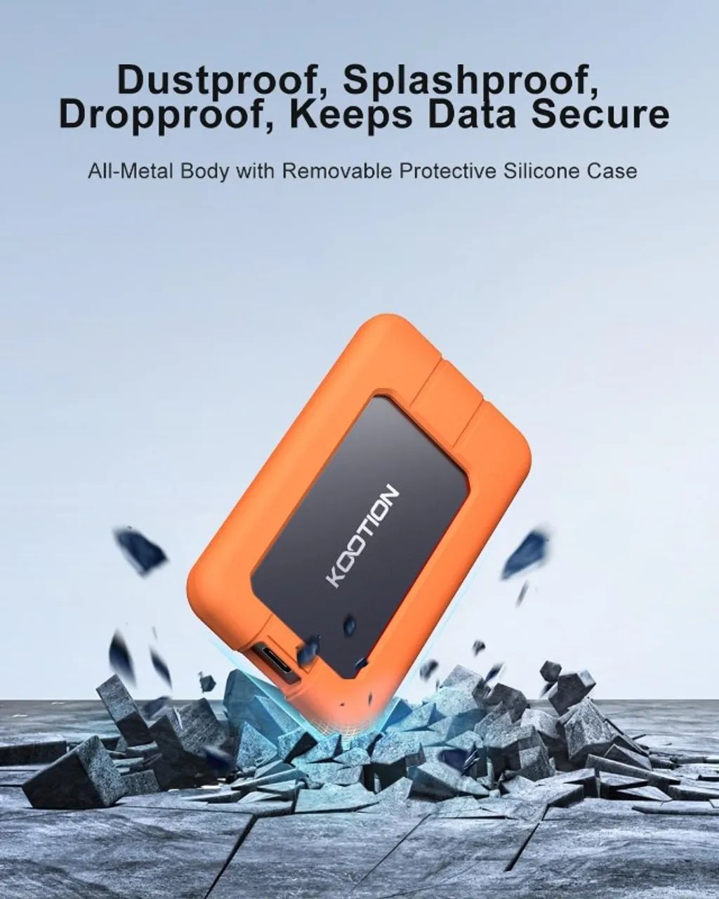 SSD Externo 1Tb Usb 3.0 e Tipo-C leitura 2200Mbps - Foto 5