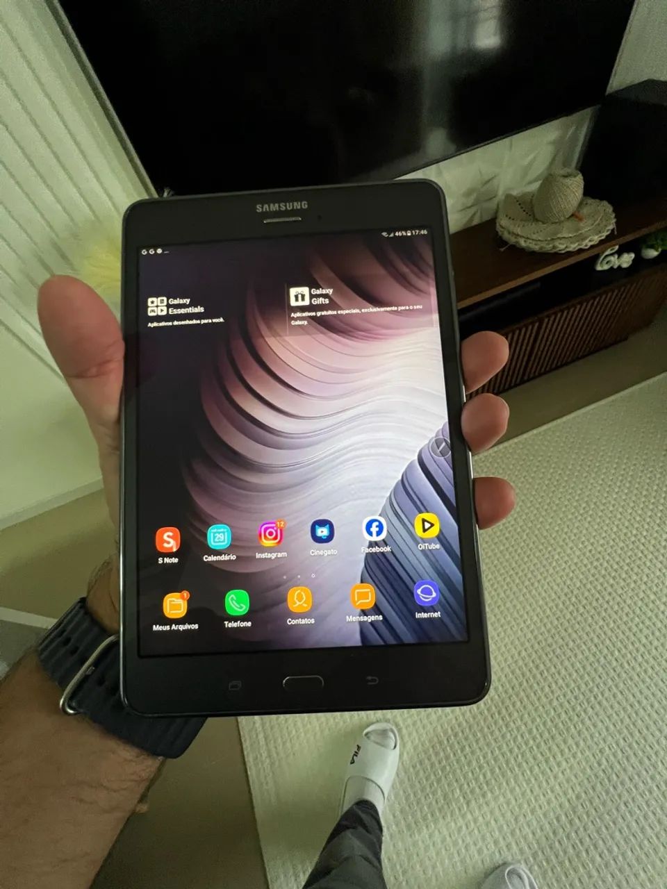 Tablet Samsung Tab A ( antigo ) 100% - Caneta Original 