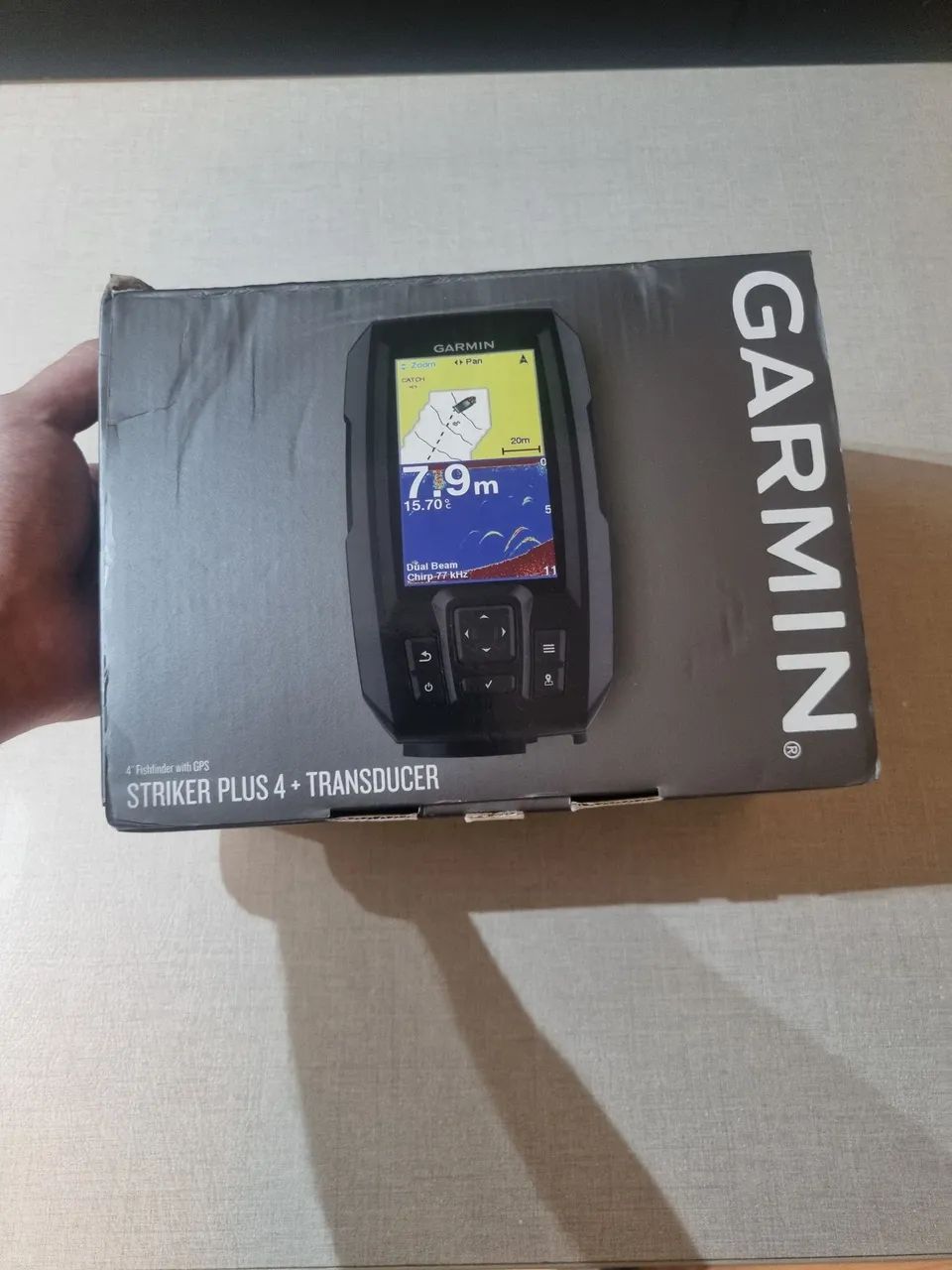 Gps Garmin striker plus 4 com transdutor 