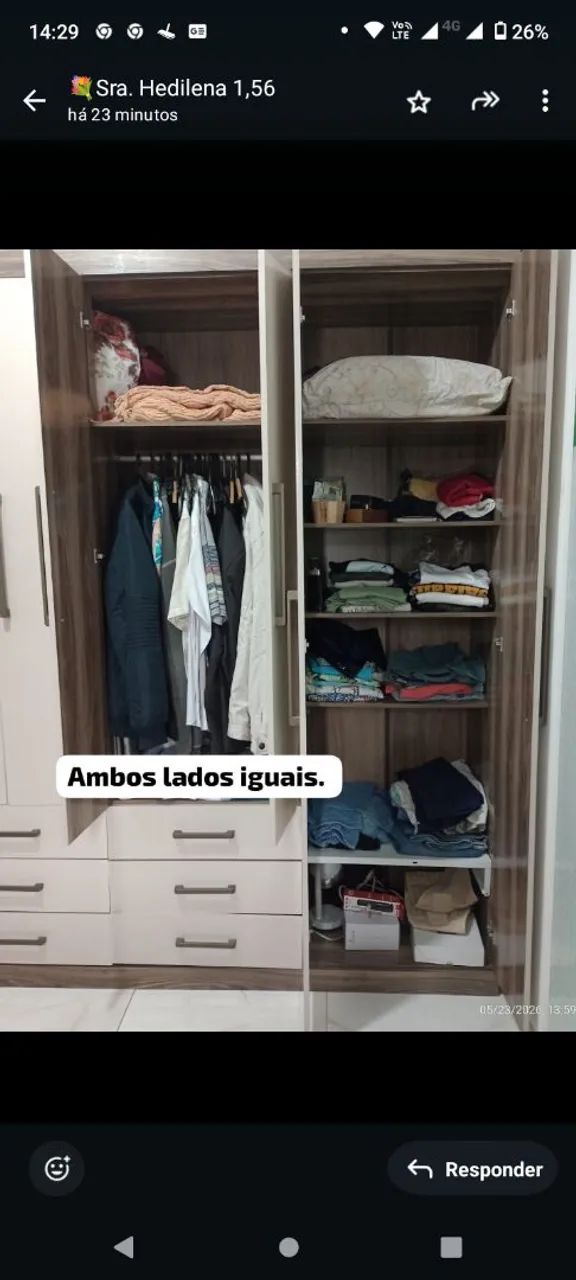 Guarda roupa usado - Foto 3