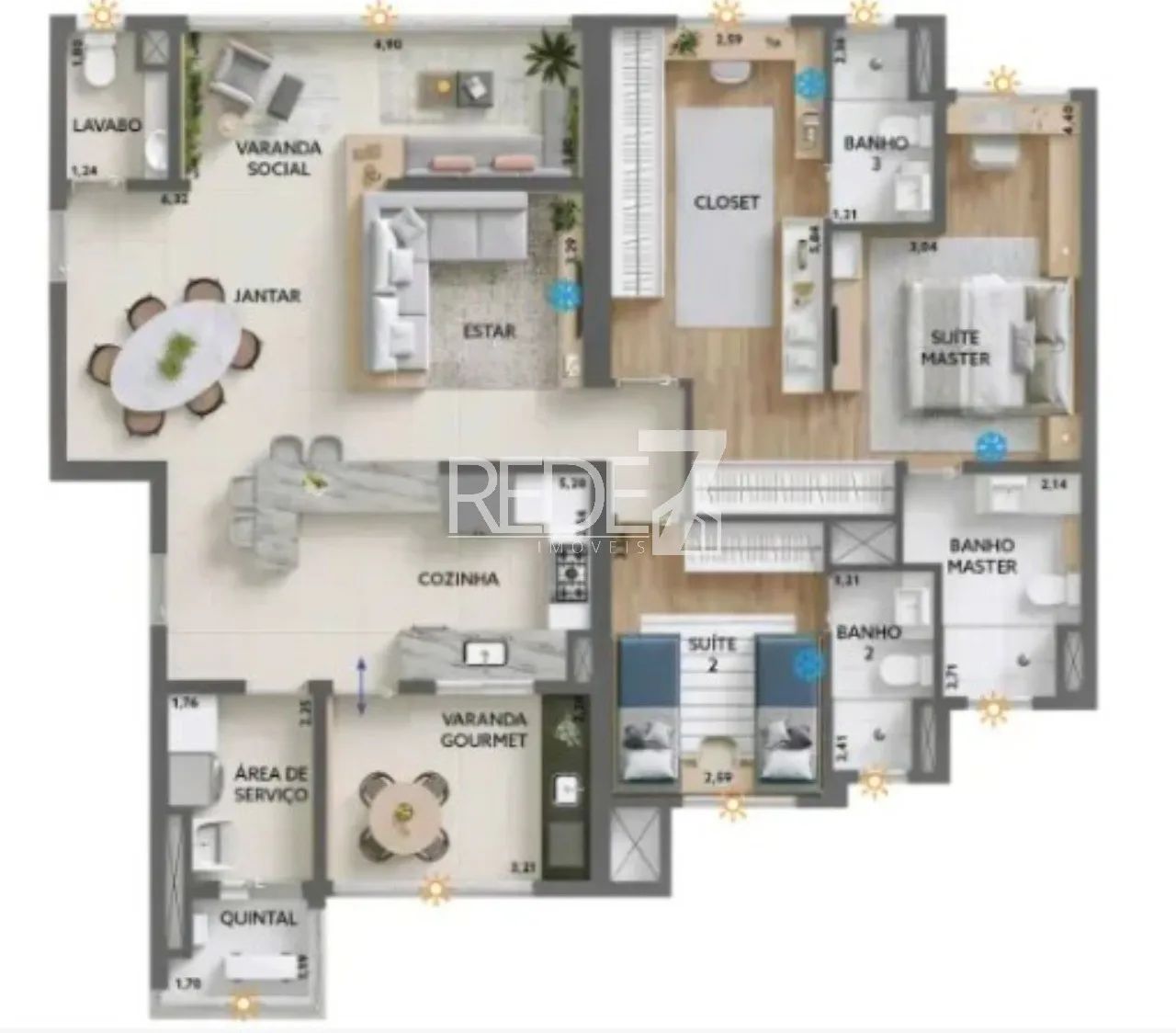 apartamento - Chácara da Barra - Campinas - Foto 4