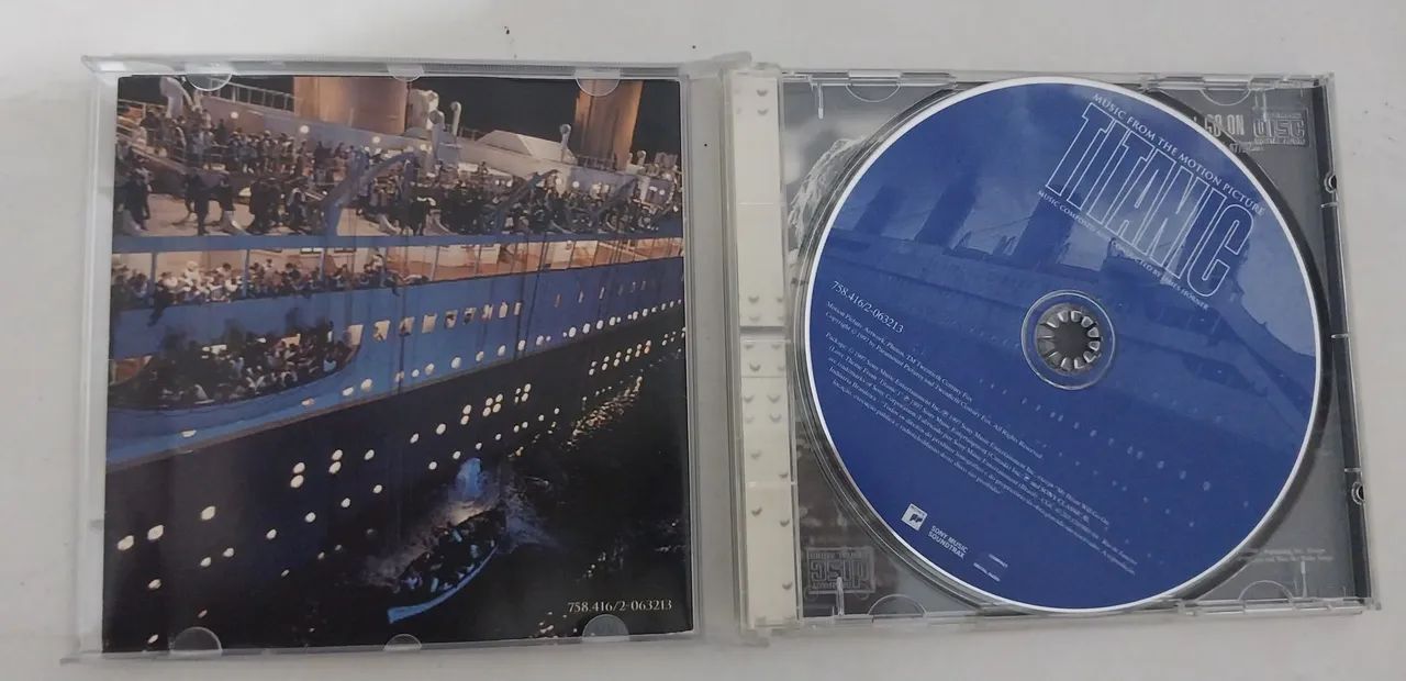 CD Titanic Trilha Sonora Clássico IMPERDÍVEL  - Foto 3