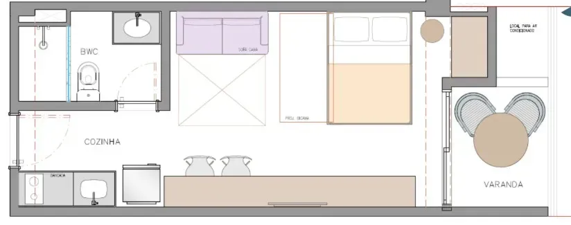 PLANTA 29m²
