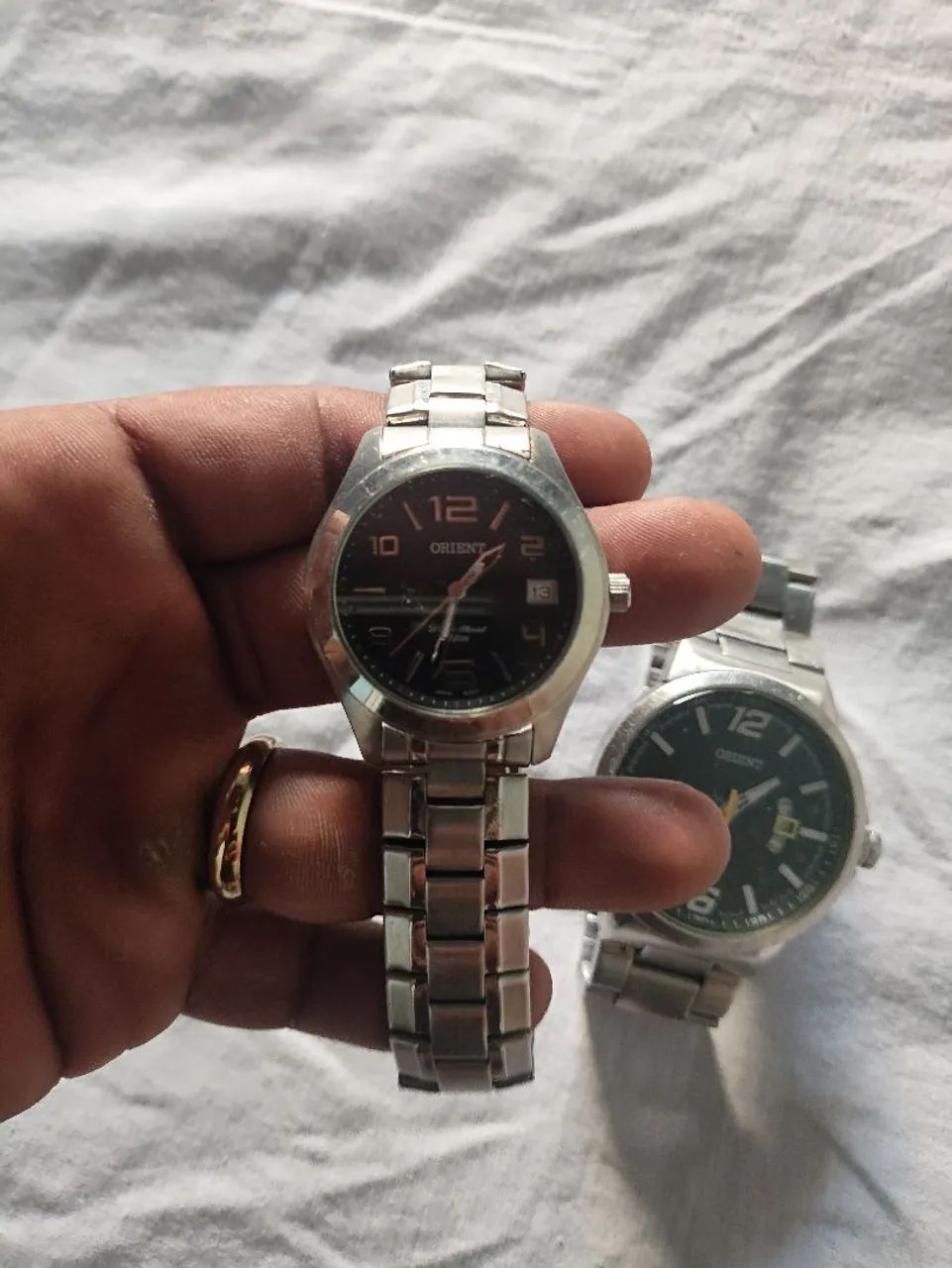 Vendo par de relógios Orient - Foto 2