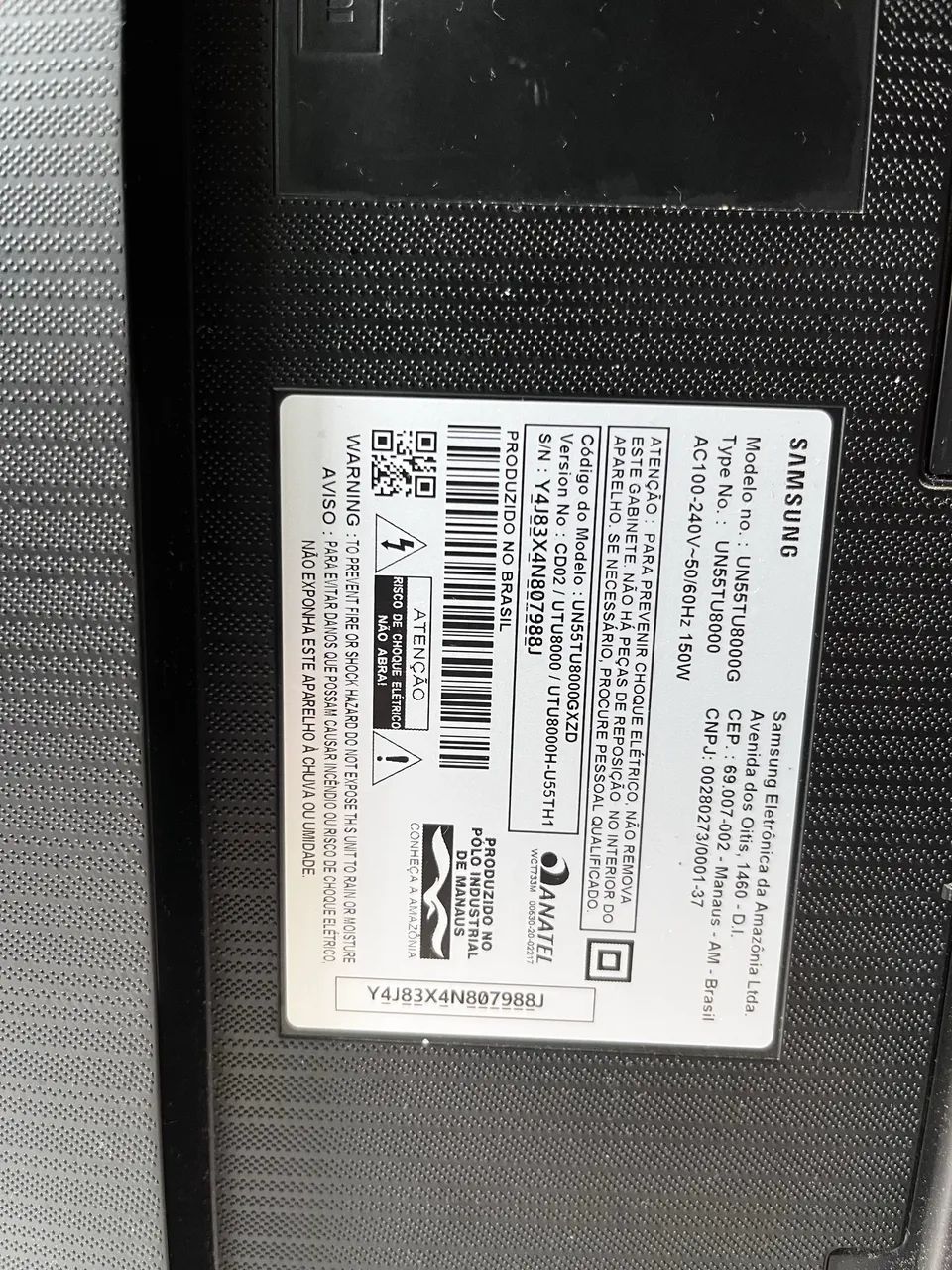 TV Samsung 55? com defeito  - Foto 2