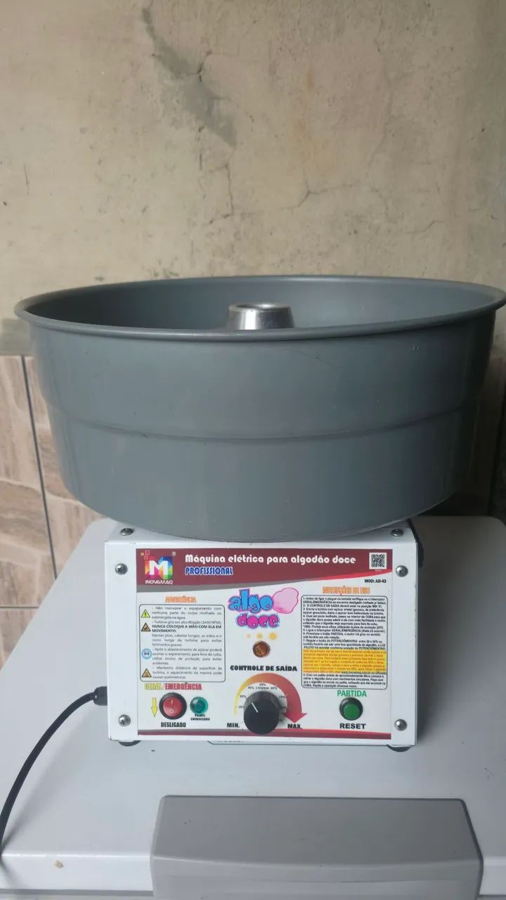Máquina de algodão doce profissional 