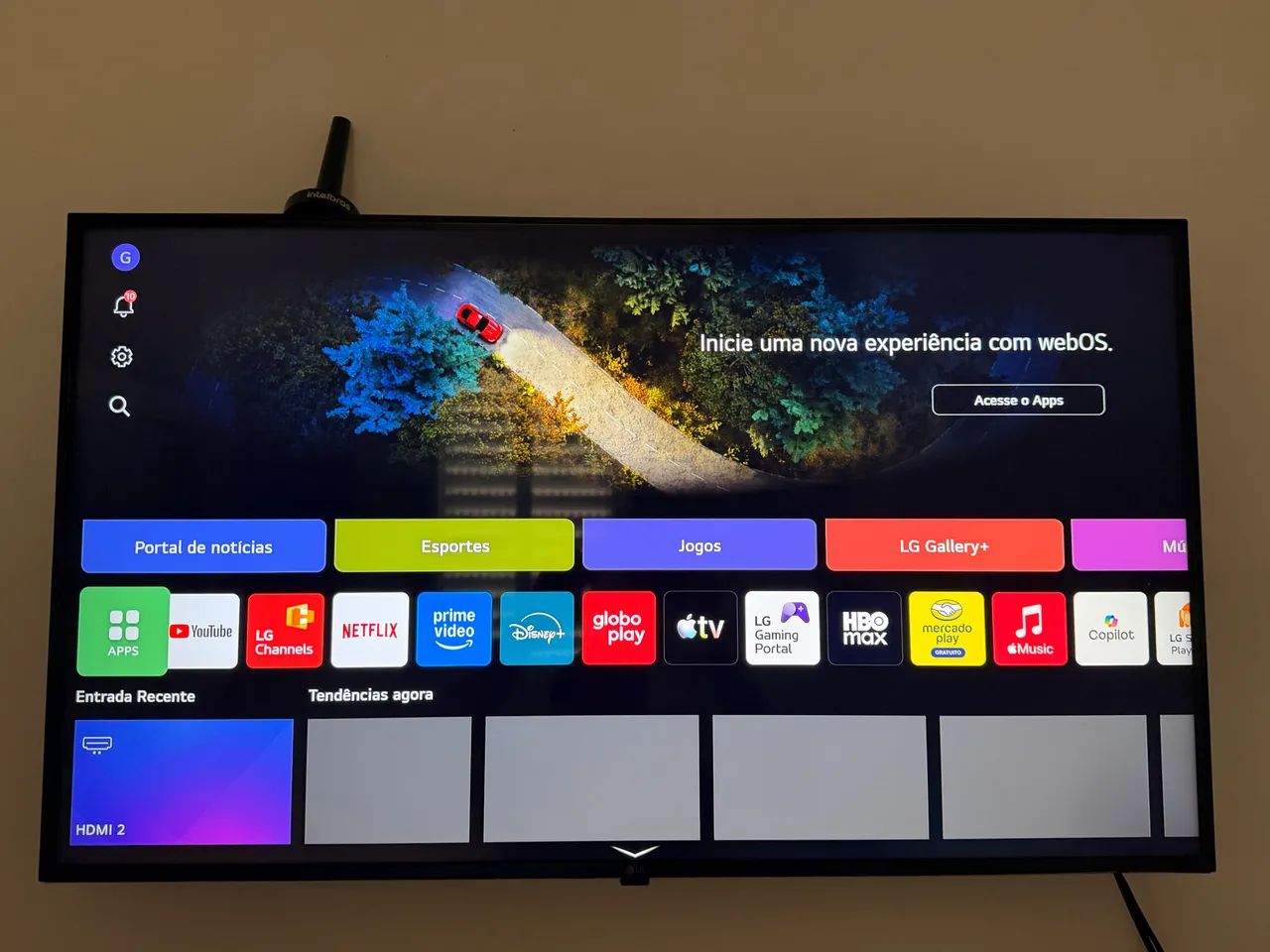 TV LG 4K 43 POLEGADAS 