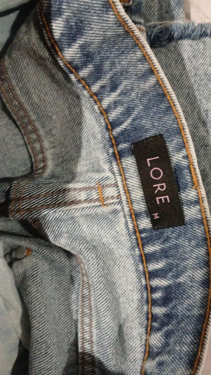 Calça jeans  da marca Lore ,modelo wide leg