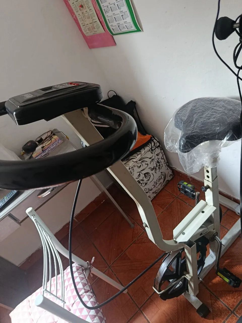 Bicicleta spining branca boa e Barata!