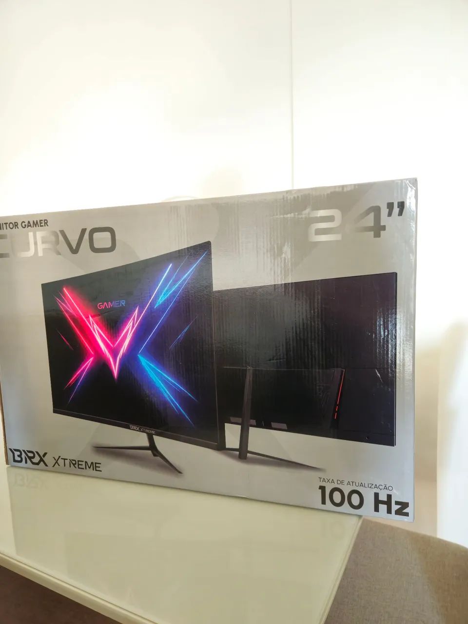 (LACRADO) Monitor Gamer 24 polegadas Curvo 100HZ - Foto 3