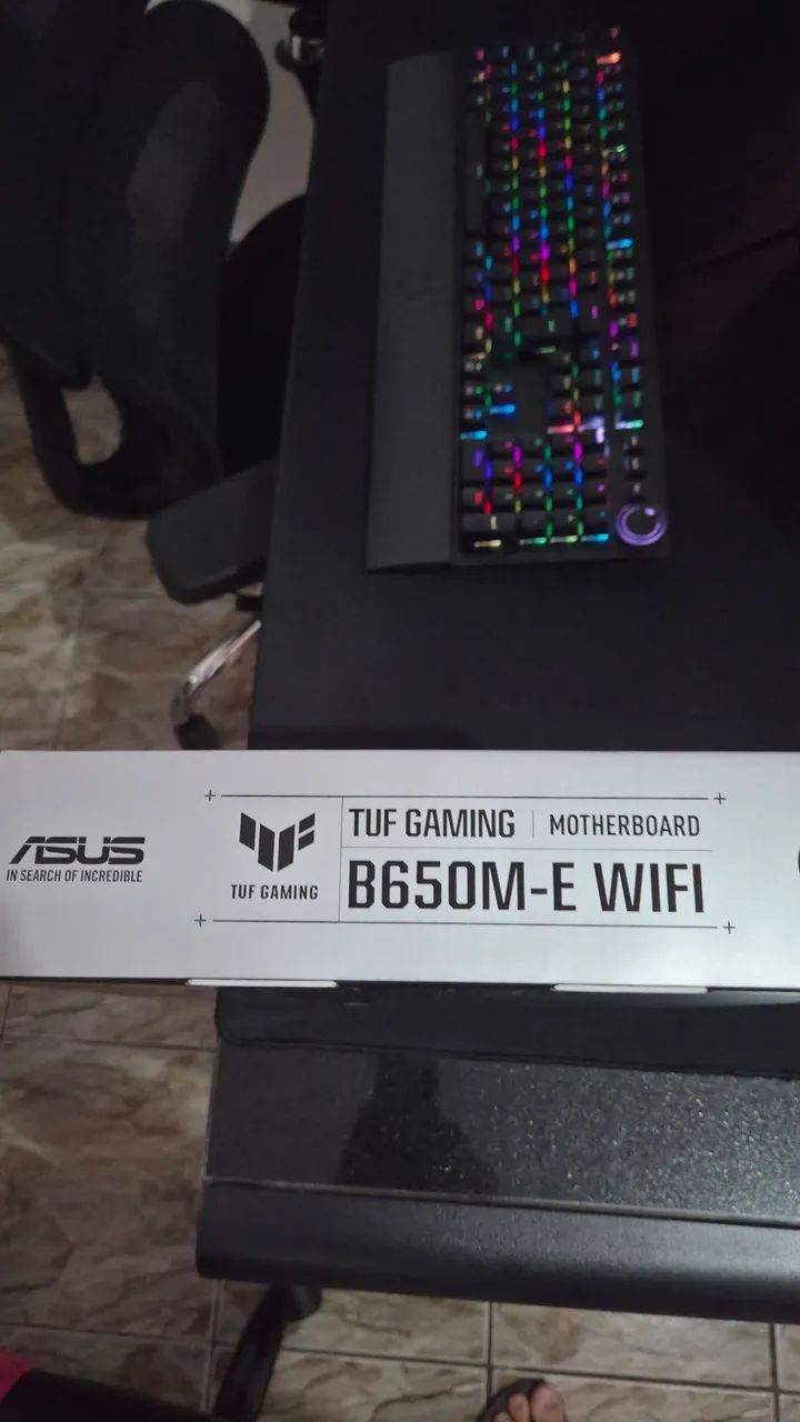 (Lacrada) Placa Mãe B650M-E Asus TUF Wifi 6 Bluetooth mATX AM5 DDR5 - Foto 3