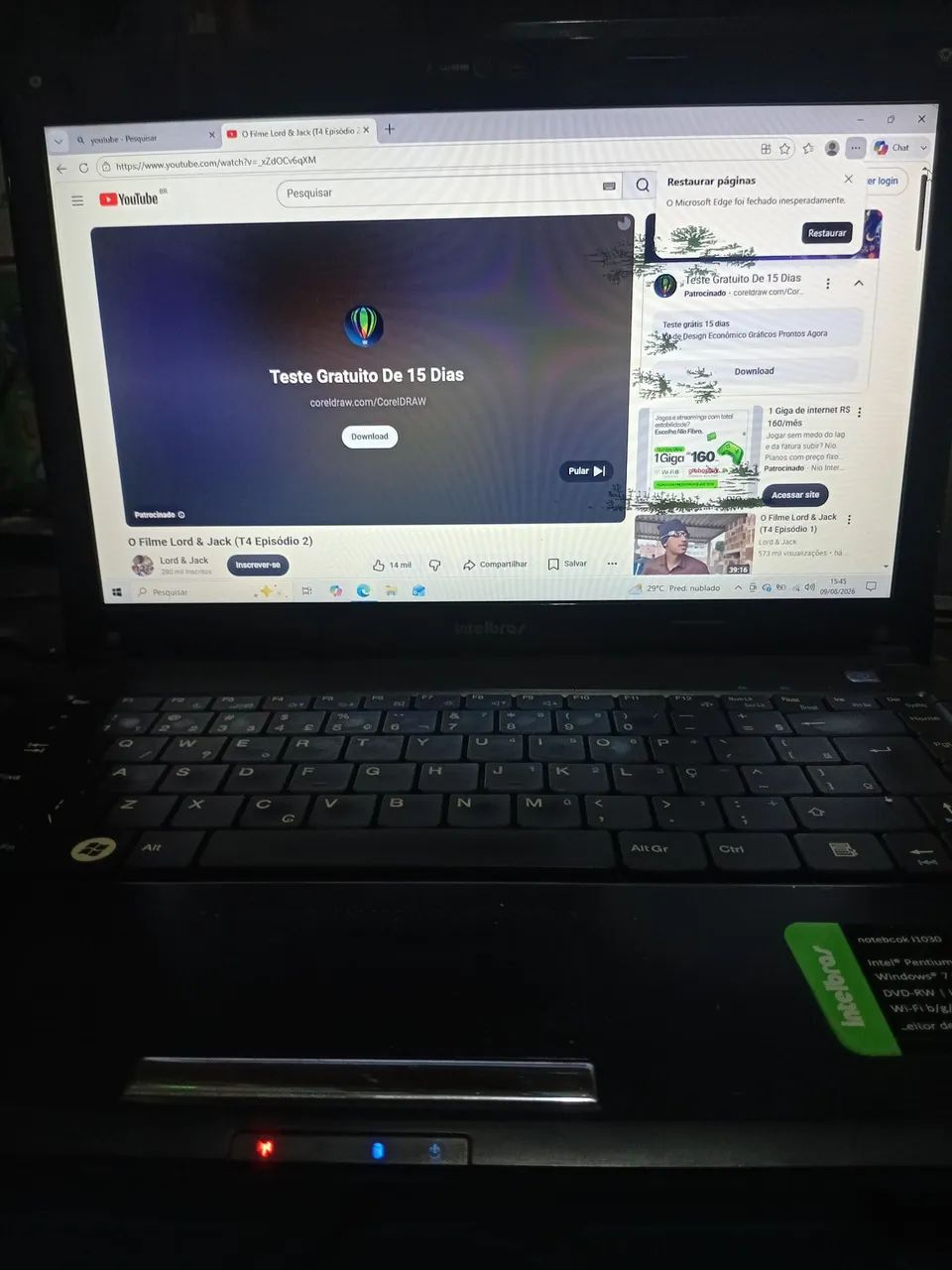 Vendo notebook intelbras  - Foto 3