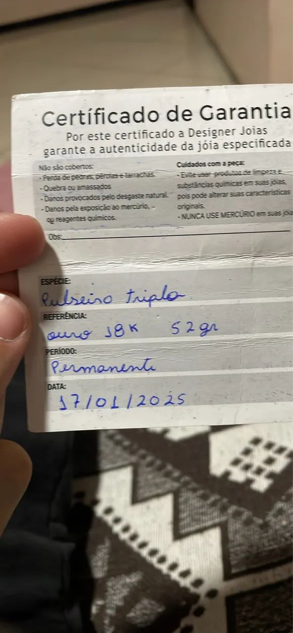 Pulseira em ouro 18k com 52 gramas com certificado de garantia  - Foto 4