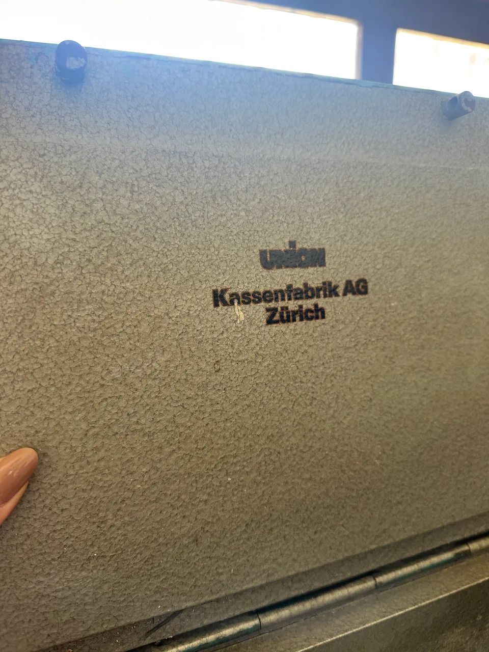 ANTIGO COFRE UNION KASSENFABRIK AG ZURICH - Foto 2