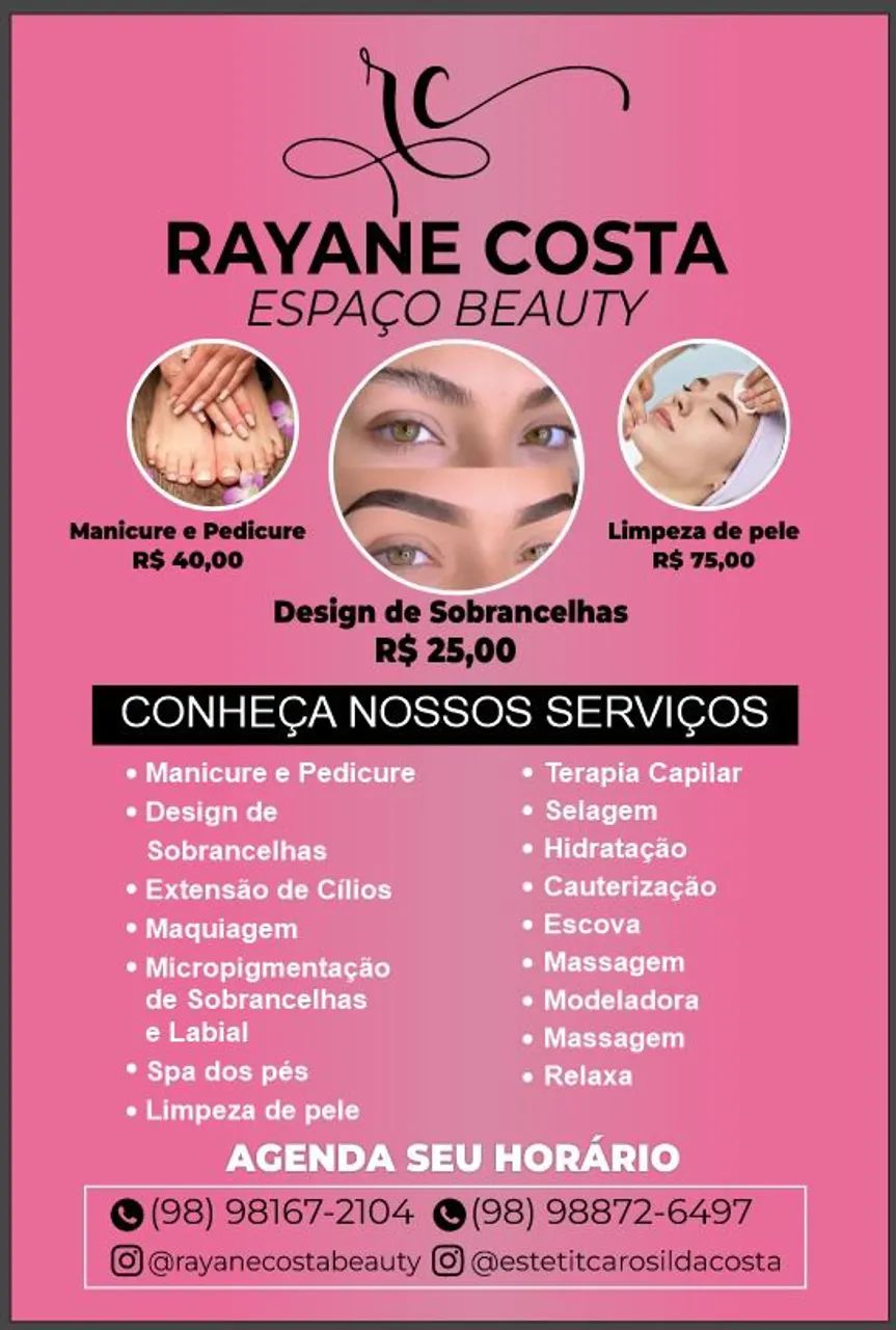 Rayane Costa Espaço Beauty 