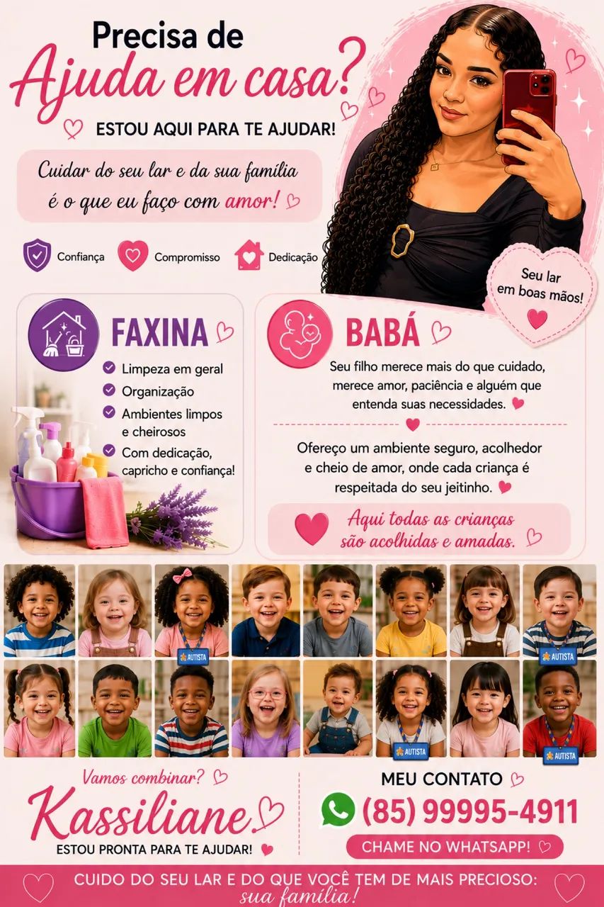 Sou baba e faxineira 