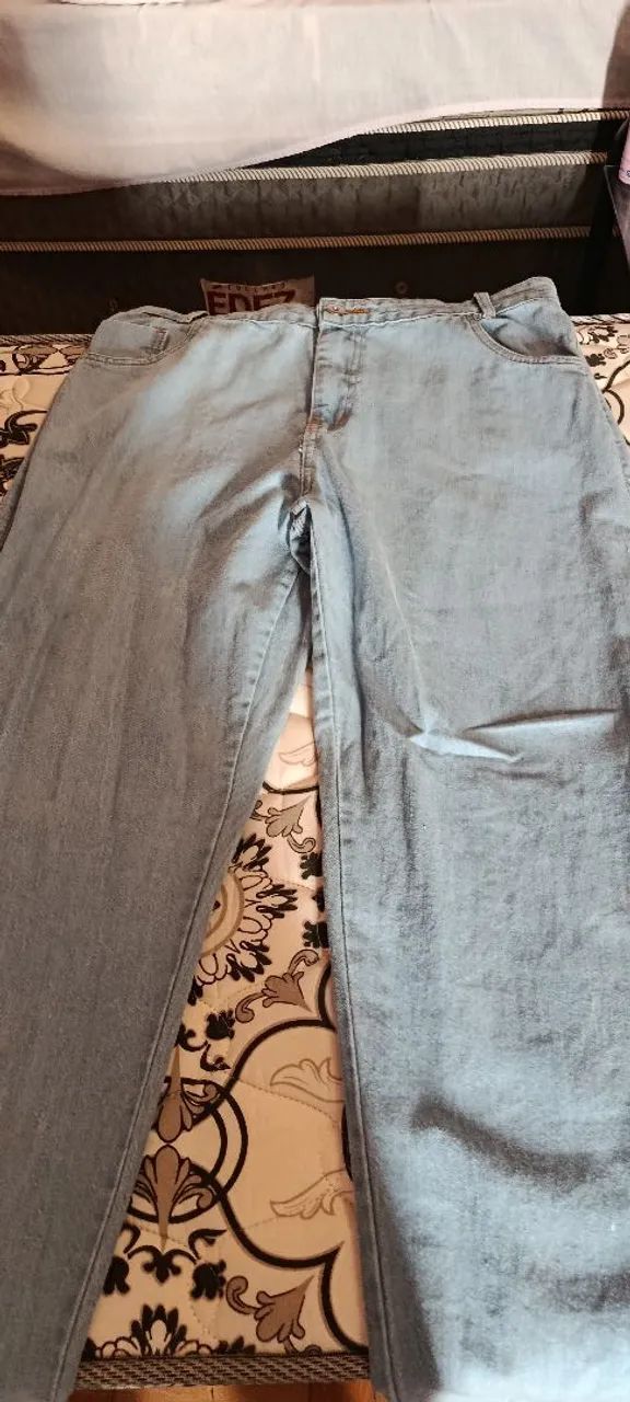 Calça balão azul claro tamanho 44