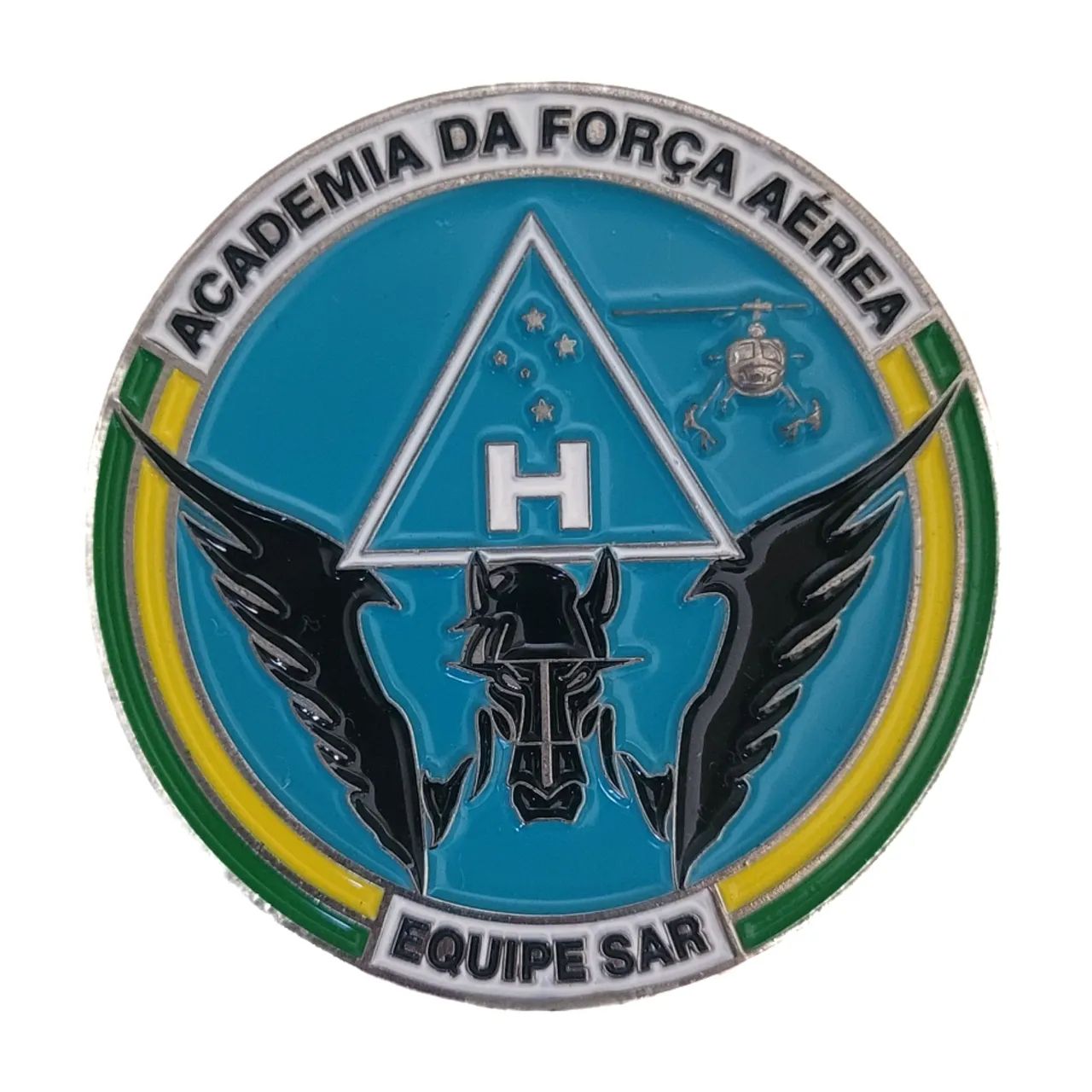Moeda Challenge Coin Equipe SAR - AFA - Foto 3