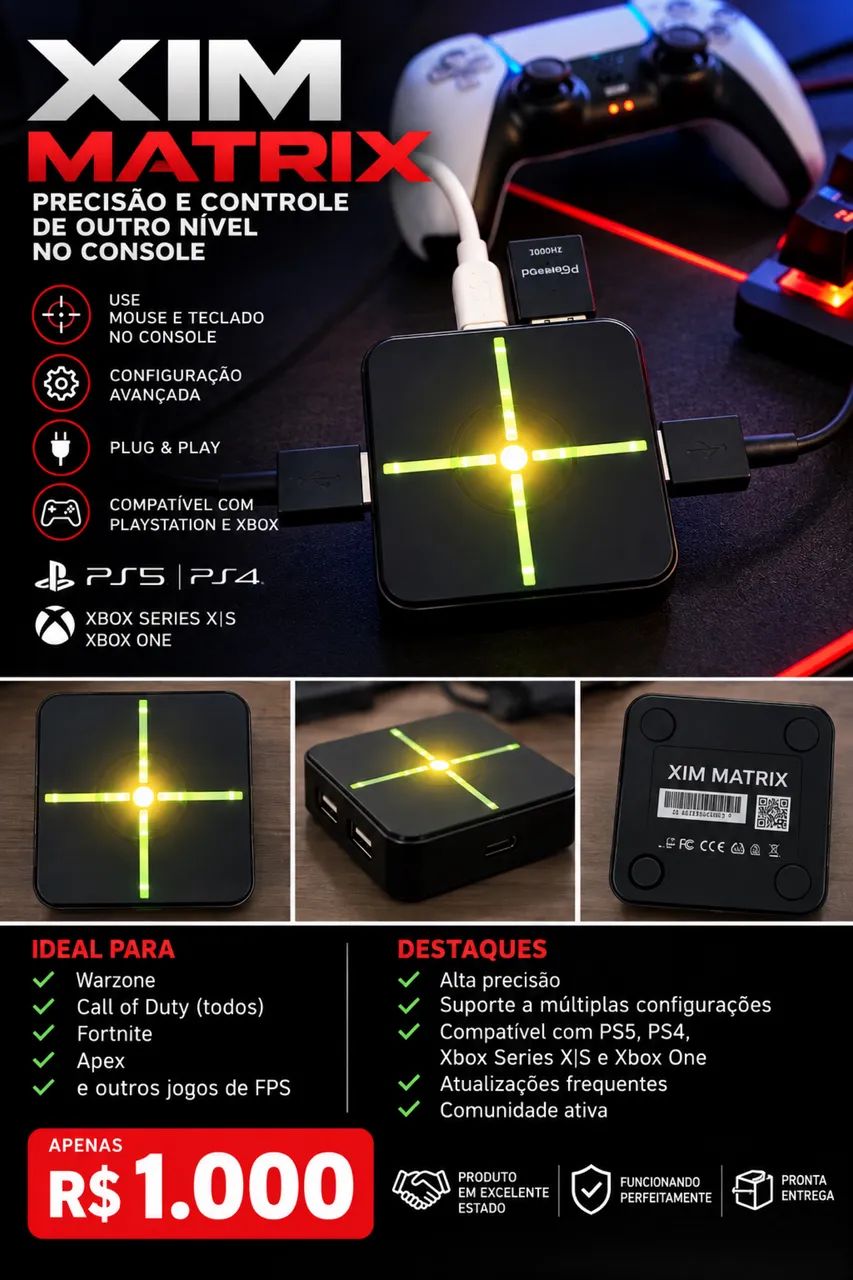 XIM MATRIX ORIGINAL - R$ 1.000 ? - Peças e Acessórios de Vídeo
