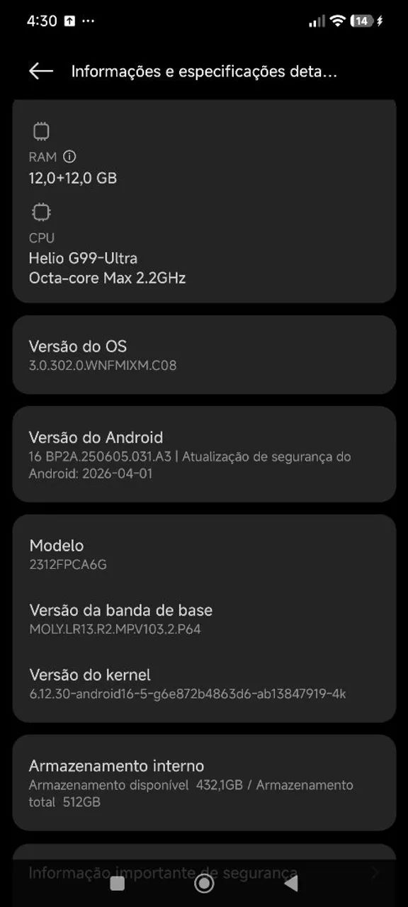 Poco M6 Pro  12+12ram 512gb - Foto 4