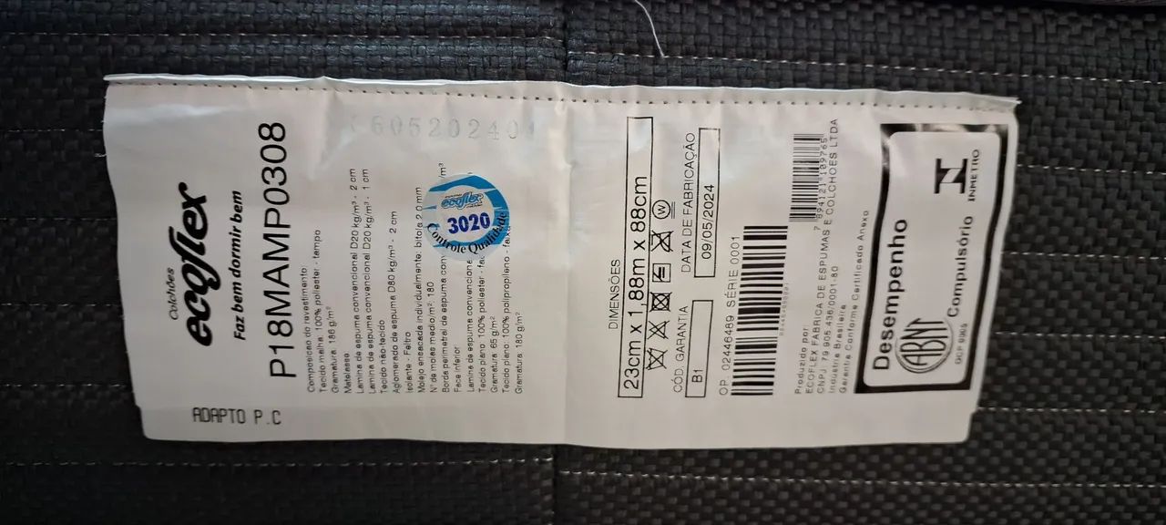 Bicama Ecoflex 2 anos de uso - molas ensacadas - parcelo - Foto 4