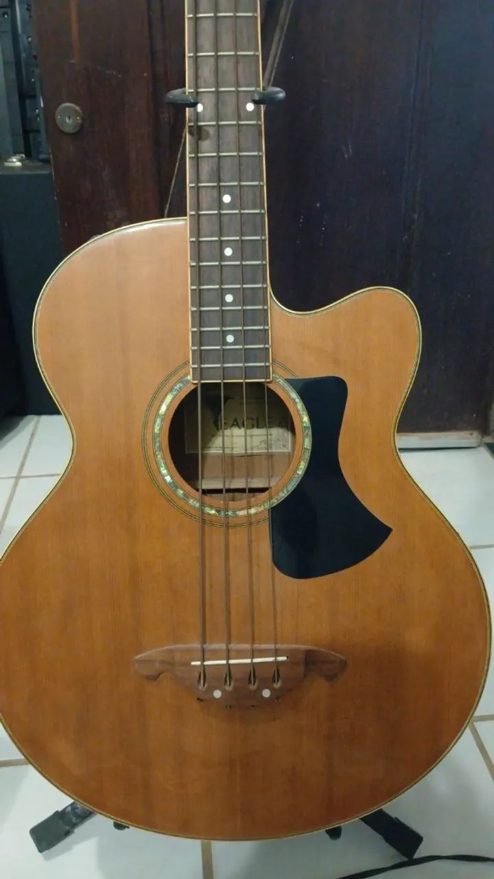 Baixo Acustico Eagle ( eletrico) - Foto 2