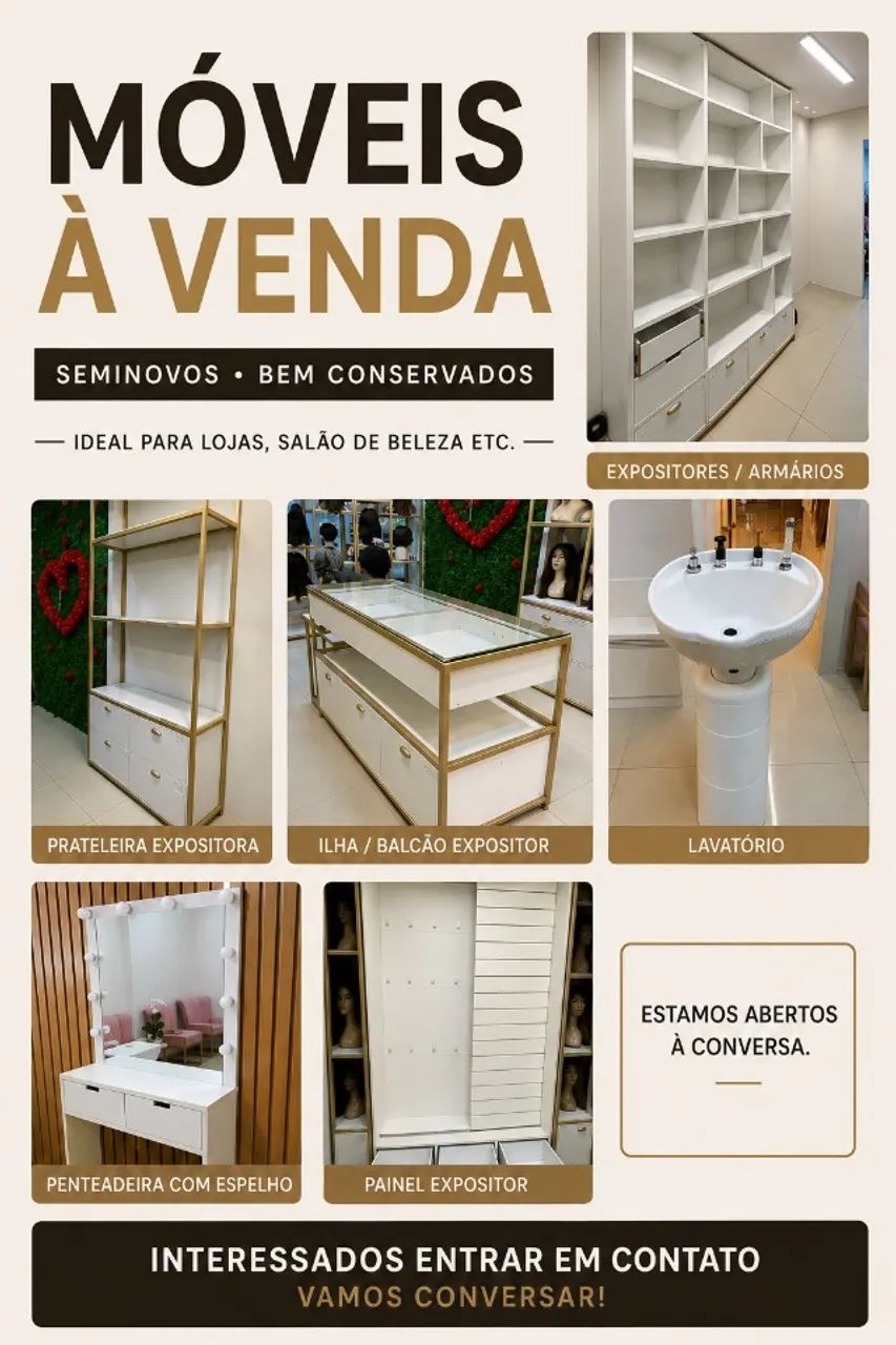 Penteadeira Branca com Espelho Iluminado - Foto 4