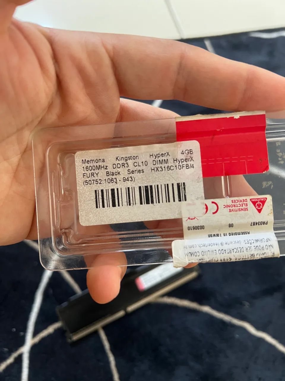 Memória RAM HyperX Fury 4GB DDR3 1600MHz Kingston - Foto 5