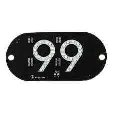 Placa Carro Led Motorista Aplicativo 99