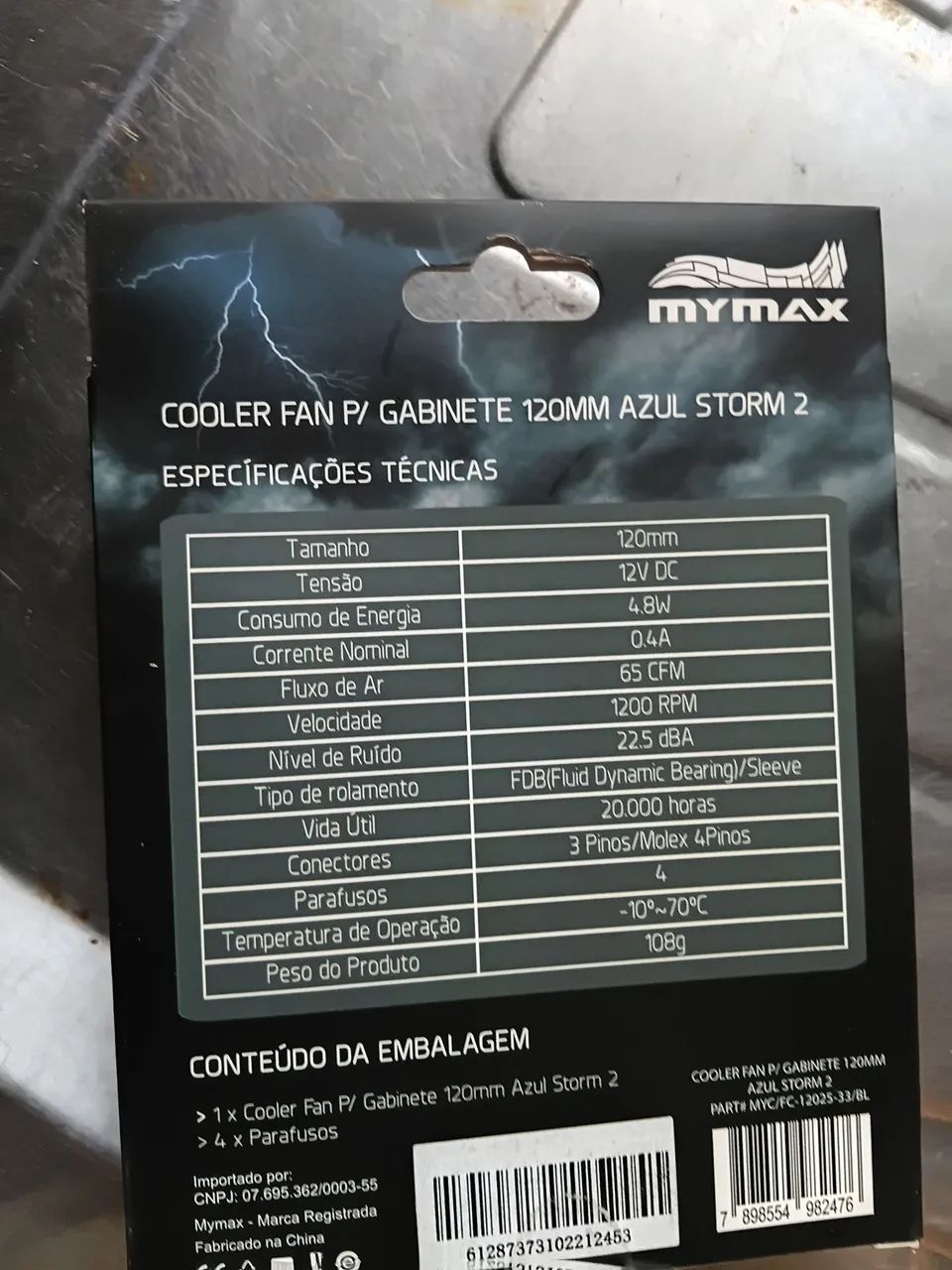 Vendo 4 ventoinhas 120 mm led Azul - Foto 3